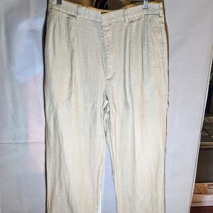 Polo Ralph Lauren 100% Linen Pleated Front Pants